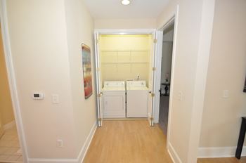 Full-size washer & dryer included